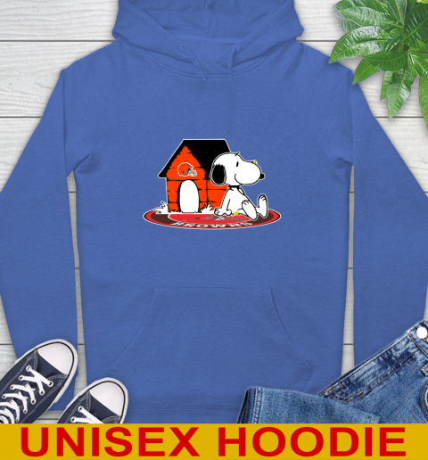 NFL Football Cleveland Browns Snoopy The Peanuts Movie Shirt Hoodie 9