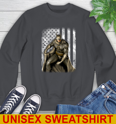 New Orleans Saints NFL Football Batman DC American Flag Shirt Sweatshirt 7