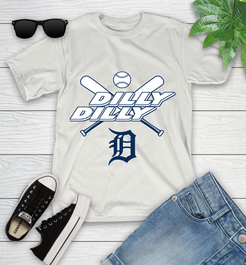 MLB Detroit Tigers Dilly Dilly Baseball Sports Youth T-Shirt 12