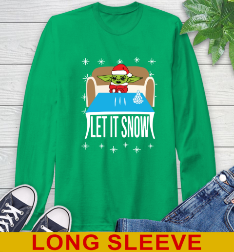Christmas Baby Yoda And Cocaine Let It Snow Star Wars Shirts 62