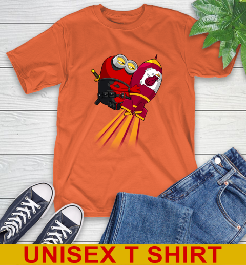 NBA Basketball Miami Heat Deadpool Minion Marvel Shirt T-Shirt 4