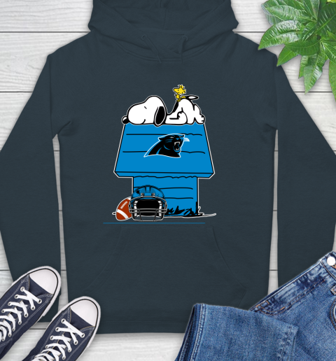Carolina Panthers NFL Football Snoopy Woodstock The Peanuts Movie Hoodie 7