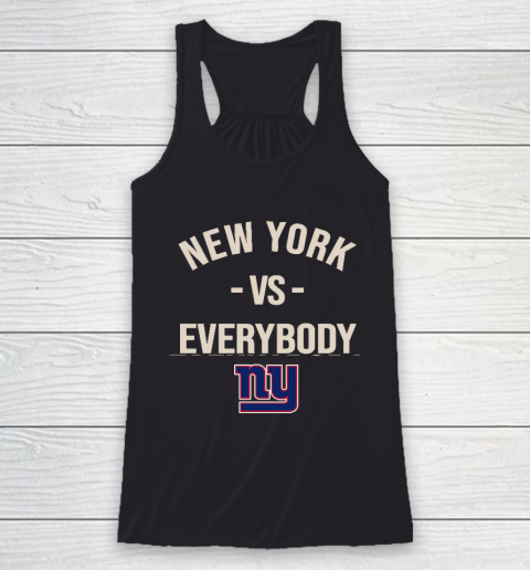 New York Giants Vs Everybody Racerback Tank