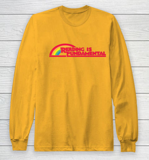Reading Rainbow t shirt Reading is Fundamental Gay Rainbow Long Sleeve T-Shirt 2