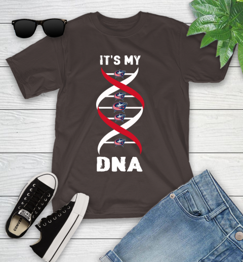 Columbus Blue Jackets NHL Hockey It's My DNA Sports Youth T-Shirt 7