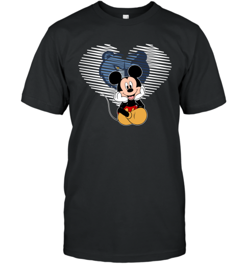 NBA Memphis Grizzlies The Heart Mickey Mouse Disney Basketball T Shirt