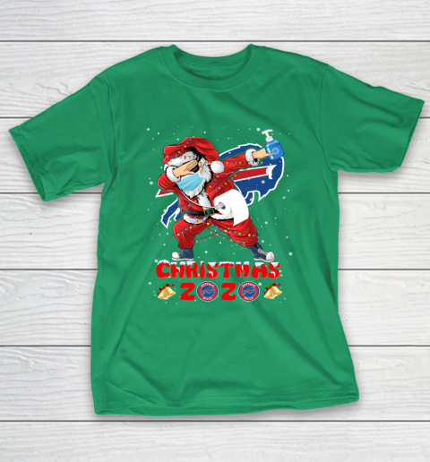 Buffalo Bills Funny Santa Claus Dabbing Christmas 2020 NFL T-Shirt 5