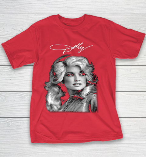 Dolly Parton Classic Vintage Signature Youth T-Shirt 7