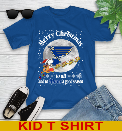 St.Louis Blues Merry Christmas To All And To Blues A Good Season NHL Hockey Sports Youth T-Shirt 10
