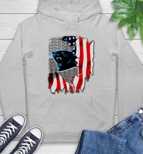 Carolina Panthers NFL Football American Flag Hoodie 6
