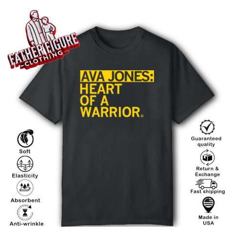 Ava Jones Heart Of A Warrior T-Shirt