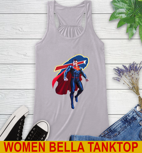 NFL Superman DC Sports Football Buffalo Bills Racerback Tank 5