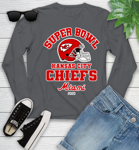 Kansas City Chiefs Super Bowl Champion Miami Logo 2020 NFL Shirts 120
