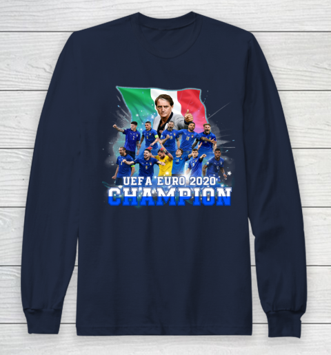 Italy European Champions 2020 Team Long Sleeve T-Shirt 2