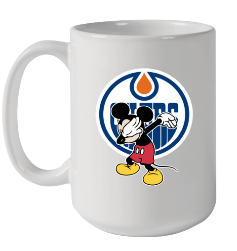 Edmonton Oilers NHL Hockey Dabbing Mickey Disney Sports Ceramic Mug 15oz