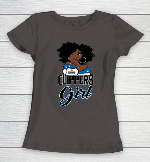 LA Clippers Girl NBA Women's T-Shirt 9