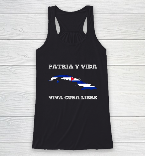 Patria Y Vida Viva Cuba Libre Shirt Racerback Tank