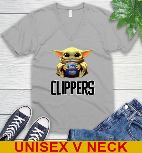 NBA Basketball LA Clippers Star Wars Baby Yoda Shirt 52