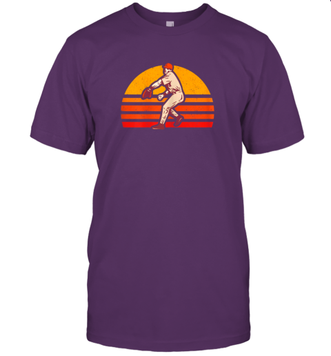lnnr retro vintage baseball pitcher gift baseball lover jersey t shirt 60 front team purple