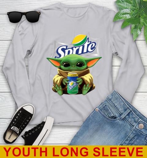 Star Wars Baby Yoda Hugs Sprite Soft Drink Shirt 127