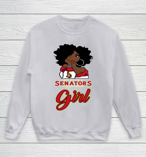 Ottawa Senators Girl NHL Youth Sweatshirt 4