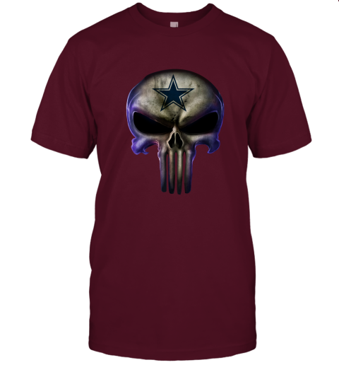 Dallas Cowboys The Punisher Mashup Football Unisex Jersey Tee