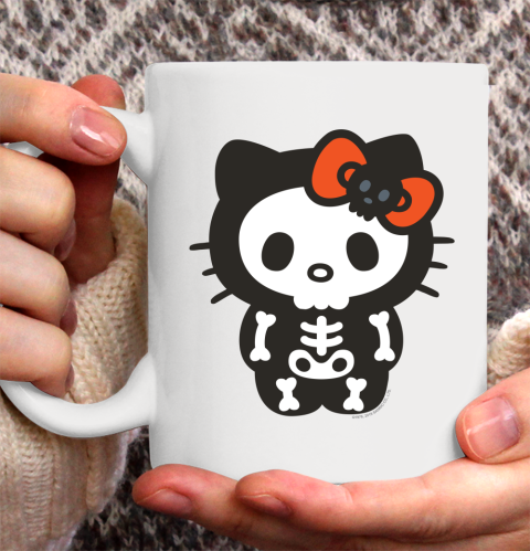 Hello Kitty Skeleton Halloween Ceramic Mug 11oz 2