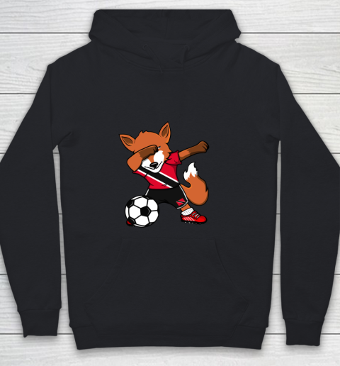 Dabbing Fox Trinidad and Tobago Soccer Fans Jersey Football Youth Hoodie