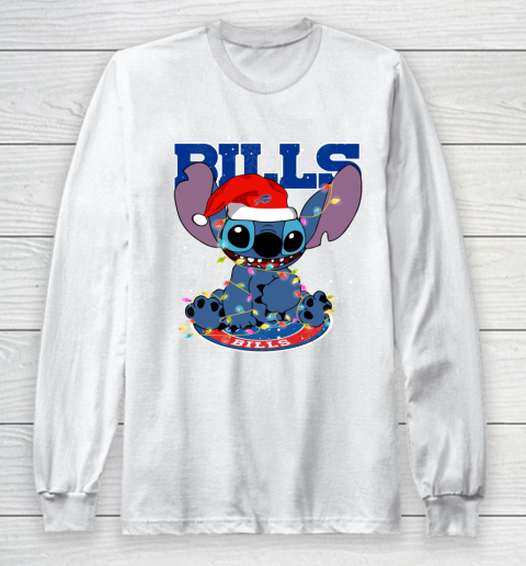 Buffalo Bills NFL Football noel stitch Christmas Long Sleeve T-Shirt