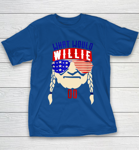 Willie Nelson shirt What would Willie do Youth T-Shirt 6