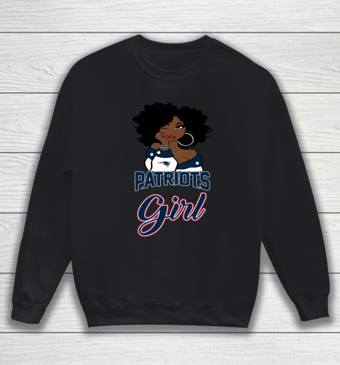 New England Patriots Girl NFL Sweatshirt