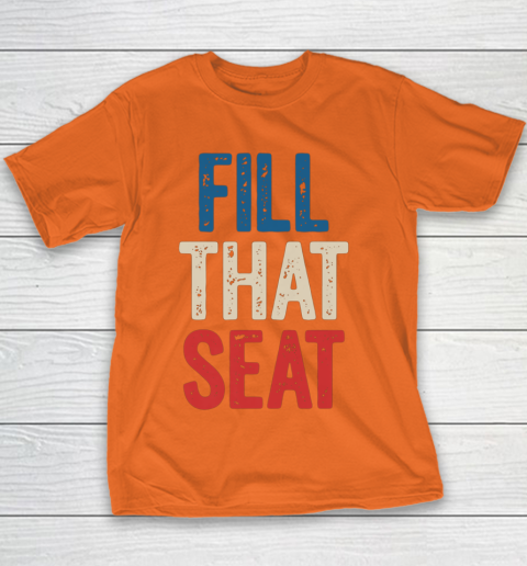 Fill That Seat Vintage North Carolina NC Fill The Seat Retro Youth T-Shirt 4