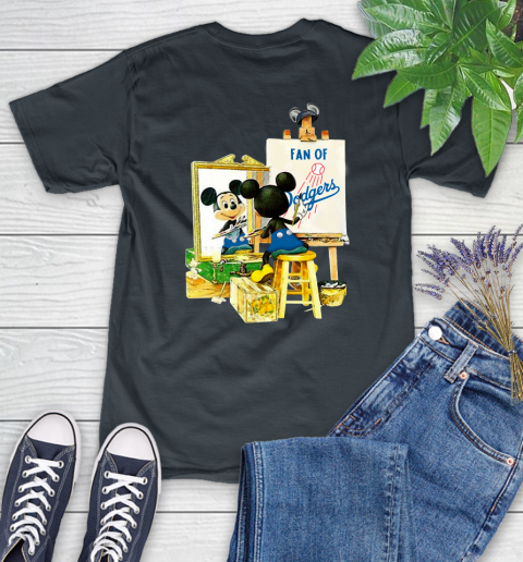 MLB Baseball Los Angeles Dodgers Mickey Drawing Shirt 87