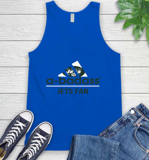 New York Jets NFL Football A Badass Adidas Adoring Fan Sports Tank Top 4