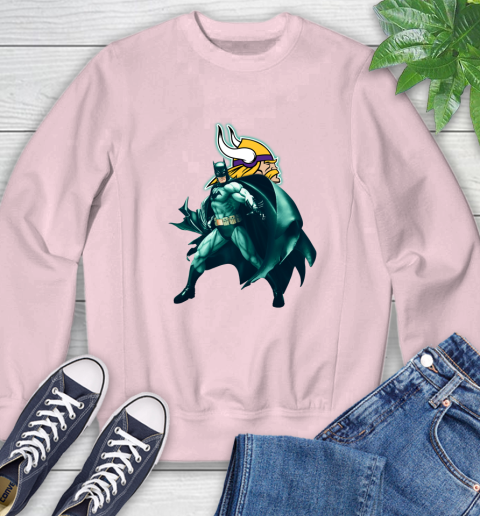 NFL Batman Football Sports Minnesota Vikings Sweatshirt 9