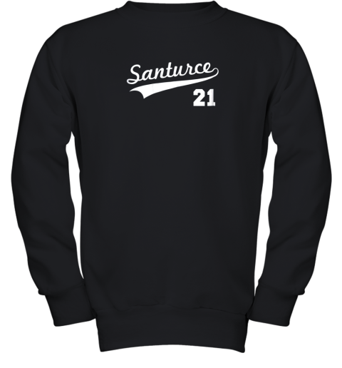Vintage Santurce 21 Puerto Rico Baseball Youth Sweatshirt