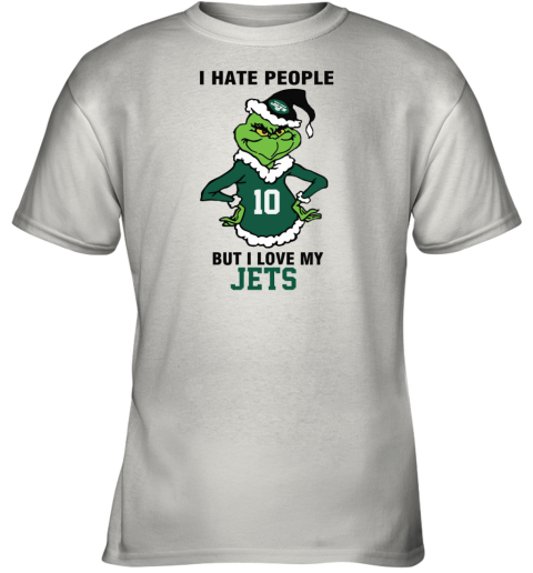 I Hate People But I Love My Jets New York Jets NFL Teams Youth T-Shirt