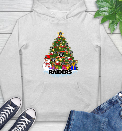 Oakland Raiders Merry Christmas NFL Football Sports Hoodie