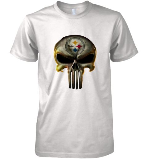 Pittsburgh Steelers The Punisher Mashup Football Shirts Premium Men's T-Shirt