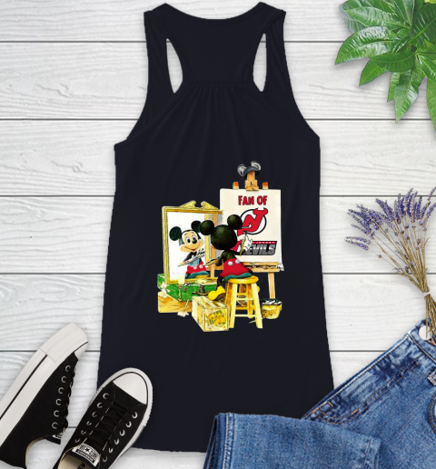 NHL Hockey New Jersey Devils Mickey Drawing Shirt 43