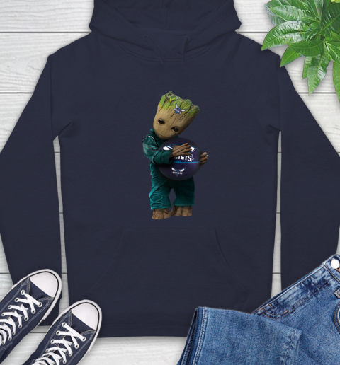 NBA Groot Guardians Of The Galaxy Basketball Sports Charlotte Hornets Hoodie 4