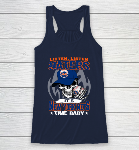 Listen Haters It is METS Time Baby MLB Racerback Tank 8