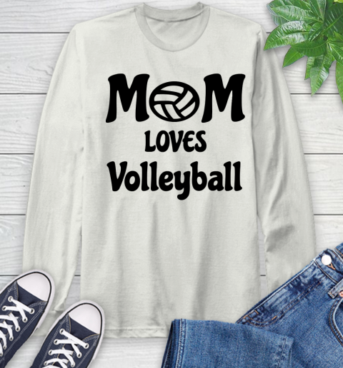 Mother S Day Funny Gift Ideas Apparel Volleyball Mom T Shirt Long
