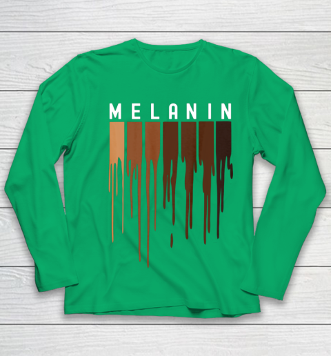 Drippin Melanin T Shirt for Women Pride  Black History Gift Youth Long Sleeve 4