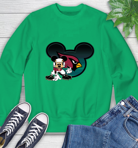 NFL Arizona Cardinals Mickey Mouse Disney Football T Shirt Sweatshirt 6