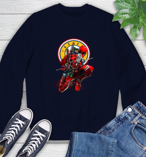 NBA Deadpool Marvel Comics Sports Basketball Indiana Pacers Sweatshirt 3