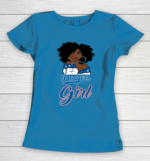 Los Angeles Dodgerss Girl MLB Women's T-Shirt 8