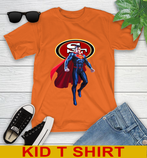 NFL Superman DC Sports Football San Francisco 49ers Youth T-Shirt 7