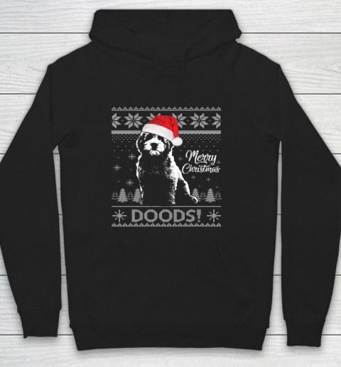 Merry Christmas Goldendoodle Santa Ugly Sweater Xmas Gift Hoodie