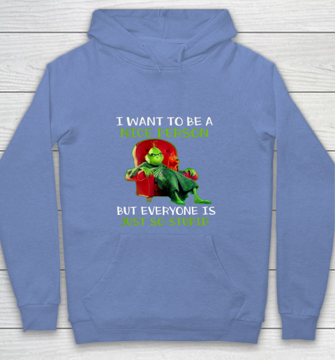 Tee Christmas Grinch Xmas funny quotes Youth Hoodie 8